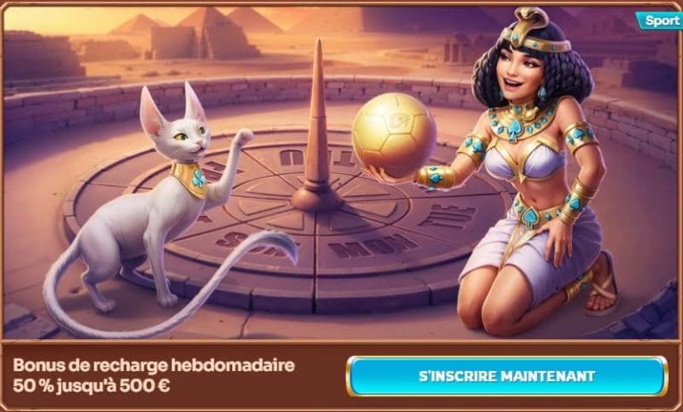 Cleobetra Casino bonus recharge hebdomadaire
